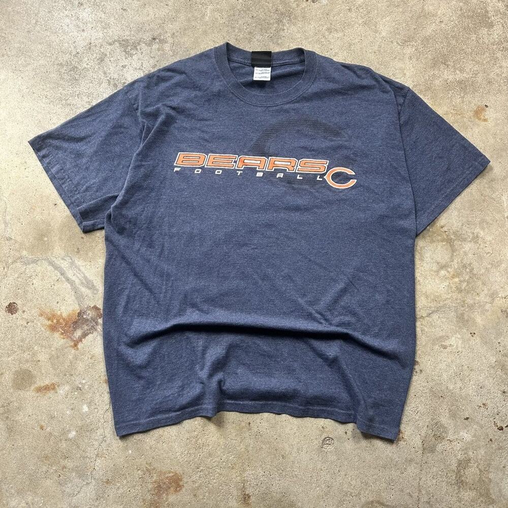 VTG Y2K NFL Chicago Bears Big Logo Football Shirt Size XL